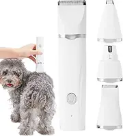 Paw Trimmer for Dogs - Dog Hair Trimmer | 4-in-1 Electric Clippers Shaver Tool Accessories for Groomer Professional