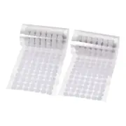 Self Adhesive Dots 12mm Diameter Hook and Loop Tapes White Nylon 500 Pairs