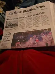 OHIO STATE COTTON BOWL CHAMPIONSHIP GAME DALLAS MORNING NEWS 2 NEWSPAPER BUNDLE