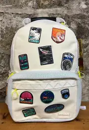 Sprayground Backpack Cargo Space Tourist White Space Seek B4838 NEW w/Bag w/Tags