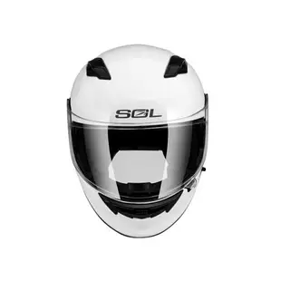 【SOL Helmets】SF-6全罩式安全帽 (素色_素白) ｜ SOL安全帽官方商城
