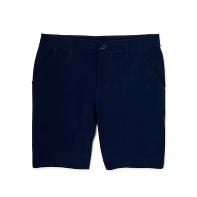 Wonder Nation School Uniform Shorts Boys Size 12 Husky Navy Stretch Performance