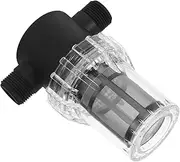 HEATSHAKING Quick Connect Sediment Filter Attachment Mesh Screen for Garden Hose Pressure Washer Efficient Water Filtration System for Cleaner Water