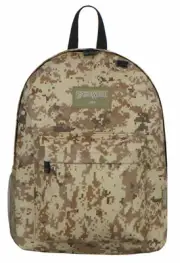 NEW BACKPACK EAST WEST USA BC101S CAMOUFLAGE MILITARY 16.5" TAN ACU CAMO
