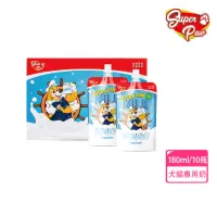 在飛比找momo購物網優惠-【SuperPaw】犬貓專用牛奶 180ml*10瓶/盒(貓