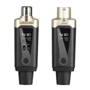 Wireless Microphone System XLR Mic Converter Adapter UHF Automatic Transmitter