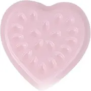 100 Pieces Eyelash Extension Glue Tray Tray with Base Flower Lash Supplies Lash Droplet Tray Girl Home Women, light pink