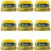 9x Vatika Naturals Hair Dandruff Guard Style Hair Cream With Lemon Tea Tree 140