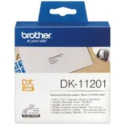 Brother DK 11201 Labels Address Std 29 x 90mm Black on White