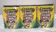12 Boxes Crayola Colors of The World 24 Count Crayons Skin Eyes Multicultural