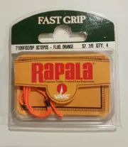 12 Rapala Fast Grip Octopus Hooks - Fluro Orange