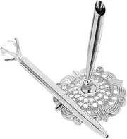 LAPYAPPE Counter Pen Wedding Signing Pen Metal Silver