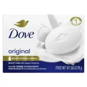 Dove Beauty Bar Soap for Women Original with 1/4Moisturizing Cream 2.6 oz