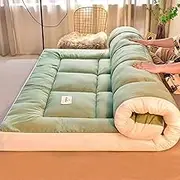 mattress Mattress Padded Floor Mattress Adult Thick Futon Floor Mattress Japanese Tatami Mattress Folding Folding Camping Floor Mattress (Color : A