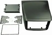 KIXURO Single/Double Din Fascia Radio DVD Stereo Panel Dash Mounting Installation Trim Kit, for Mitsubishi, Pajero Sport Triton L200 Car Radio Dashboard Panel