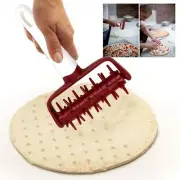 Non Stick Pizza Pie Dough Roller Pizza Hole Puncher Cake Pie Pizza Cookies