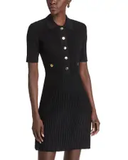 Veronica Beard Lauper Ribbed Knit Dress