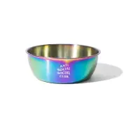 Anti Social Club Backyard Dog Water Food Bowl Nebula Multi Color Pearlescent