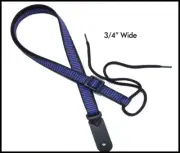 3/4" Legacystraps Mandolin Strap Ukulele Strap Plum Crazy pattern 3/4"