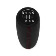 MAZDA 6 SPEED SHIFT KNOB RED STITCHED MX-5 NC III CX7 ER 6 II GH 5CR CW 3 BK BL