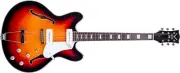 VOX Bobcat V90 with Bigsby Sunburst Soap Bar Type PU2 Guitar with Hard Case