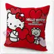 小花花日本精品♥Hello Kitty 40周年限定抱愛心靠枕/抱枕