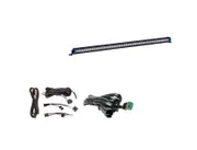 Kings 40" Single Row Light Bar 12,360 Lumens - 1 Lux @ 562 m IP67+ Plug N Play Wiring Harness Kit + 2m Lighting Extension Cable