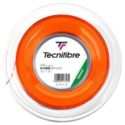Tecnifibre X-One Biphase 18 1.18mm Squash Strings 200M Reel