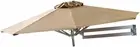 YGR Outdoor Umbrella Wall-Mounted with Aluminum Pole Sun Shade&Uv-Proof Umbre...