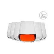 Bormioli Rocco Inalto Uno Double Old Fashioned Water / Juice Tumblers, 350ml - Pack of 6 Glasses