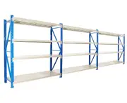 3-bay 800kg 6.0m Garage Warehouse Storage Shelving Steel Tool Racking Shelves