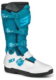 Sidi X-Power SC Lei Ladies Motocross Boots, white-green-blue, Size 43 for Women White Green Blue