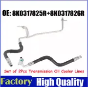 Transmission Oil Cooler Hose For 09-17 Audi A4 A5 1.8 2.0T 8K0317826R 8K0317825R