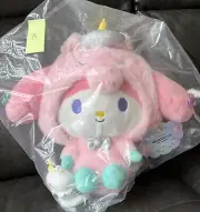 2023 Kidrobot Hello Kitty and Friends My Melody Stuffed Unicorn Bunny Plush