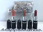 NIB MAC Snow Ball Mini Lipstick Kit in COOL ~ Boca, Cocktail Kiss & Kinda Sexy