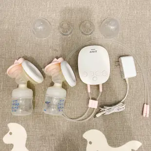 「二手少用新」「配件隨便送」「再送Avent手動擠乳器」 PHILIPS AVENT 新安怡 親餵重現 雙邊電動吸乳器