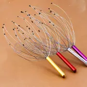5PCS/Pack Head Hair Held Scalp Neck Octopus Stress Release Head Massager