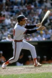 Short Stop Bert Campaneris Of The California Angels 1980 Baseball Photo 2
