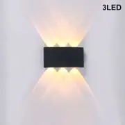 Stylish LED Wall Light Waterproof Indoor Outdoor Stair Corridor Lamp Exterior Lights