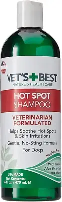 Vet'S Best Hot Spot Itch Relief Shampoo for Dogs | Relieves Dog Dry Skin, Ras...