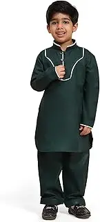 [Pro-Ethic Style Developer] Boys Cotton Pathani Kurta set for kids | Indian Ethnic Wear | Wedding Outfit | Pack of 1 (S-247)