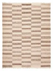 Vintage Hand Woven Carpet 5'8" x 7'5" Traditional Wool Kilim Rug