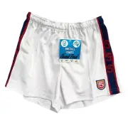 SANFL Grand Final Football Shorts White Red Blue New Size 38