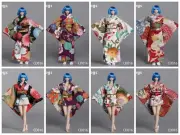 CDtoys CD016 1/12 Japanese Kimono Clothes Fit 6" Female Tbleague PH Figure Body