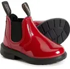 Blundstone Kids 2253 Chelsea Boots Red Patent Leather Boys 3 Youth Girls 5 US