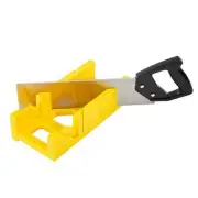 GreatNeck 12" Mitre Box w 14" Reinforced Steel Back Saw, 3" Depth Cut