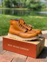 在飛比找Yahoo奇摩拍賣-7-11運費0元優惠優惠-RED WING 紅翼休閒男靴 高端戶外休閒工裝靴 經典高筒