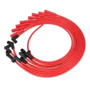 TSP 8.5mm Ford Big Block Spark Plug Wire Set with 180° Plug Boots, Red