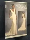 Wedding Gown, Vogue Bridal Original Sewing Pattern V1032 Sizes 12-14-16