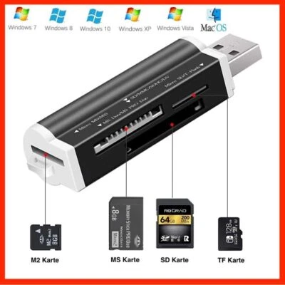 Memory card reader Card reader USB Micro SDHC MS Memory Card Reader Adapter